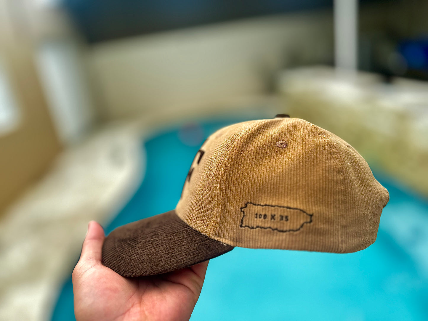 "Mocha Sands" Corduroy Hat