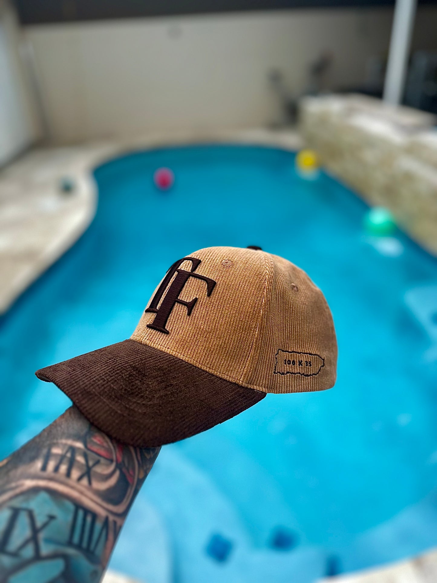 "Mocha Sands" Corduroy Hat